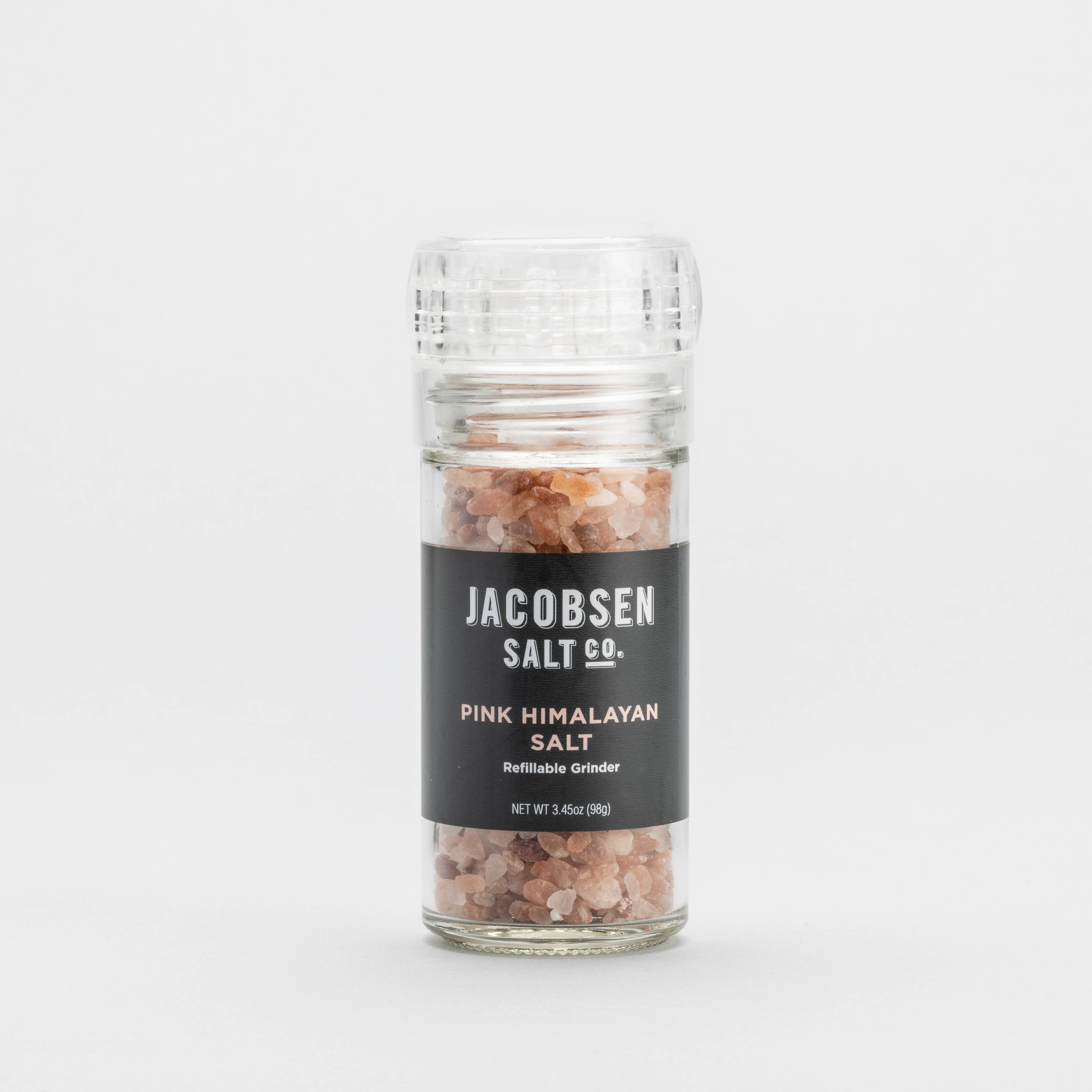 Jacobsen Salt Co - Pure Italian Coarse Sea Salt, Glass Grinder