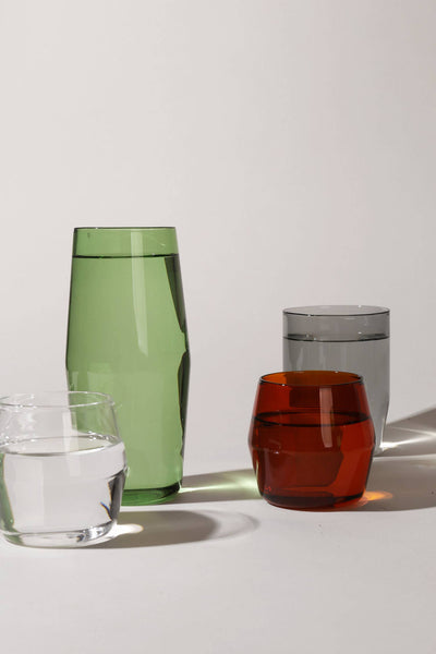 12 oz Century Gray Glass Set
