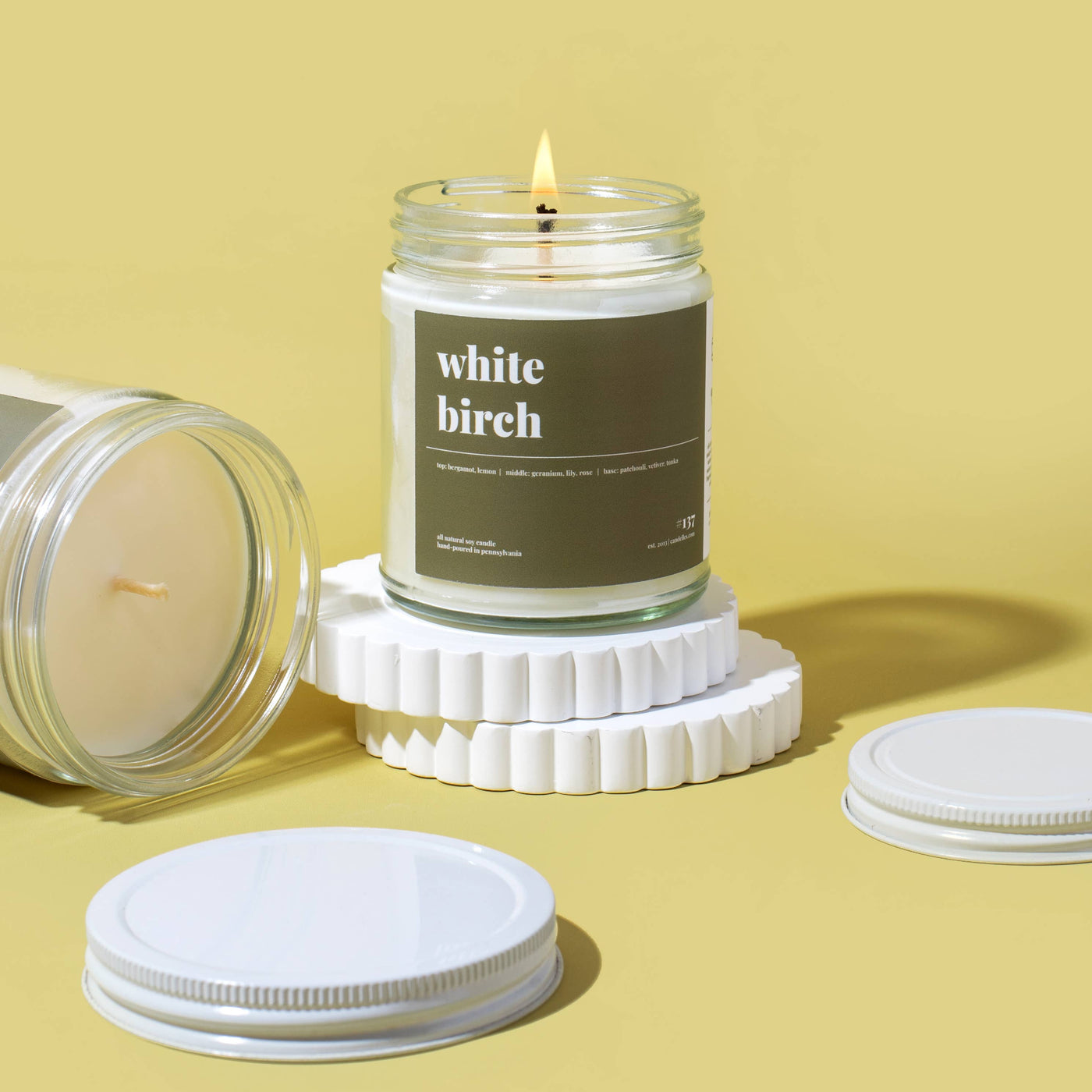 White Birch Candle