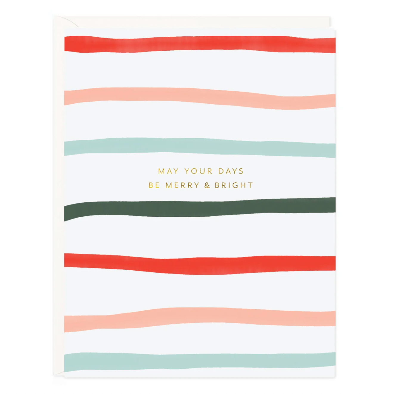 Merry & Bright Stripes Card