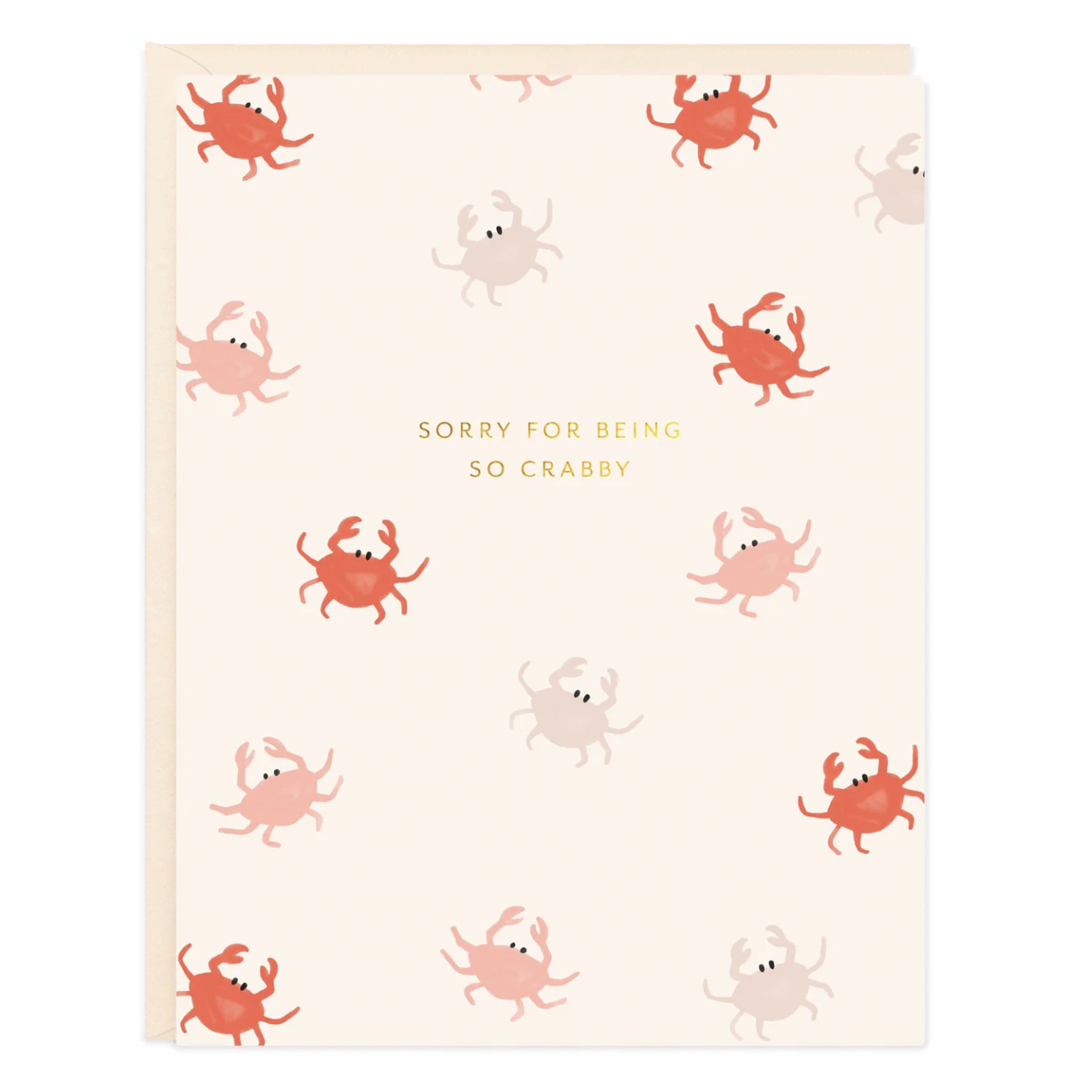 sorry crab card