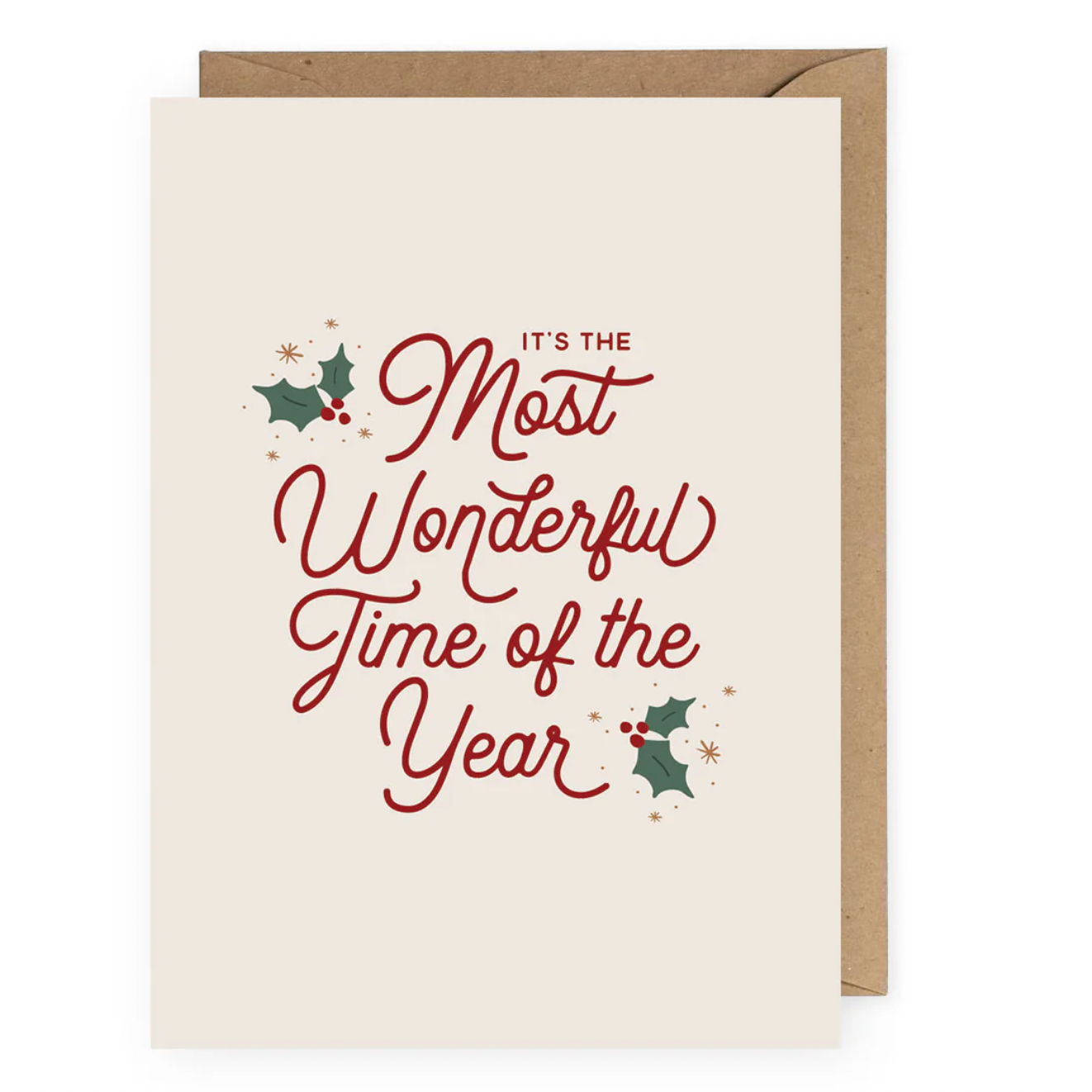 most wonderful time of the year card