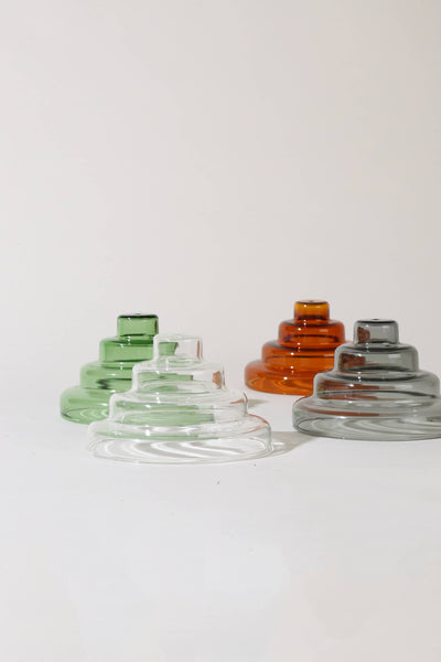 Glass Meso Incense Holder - Verde