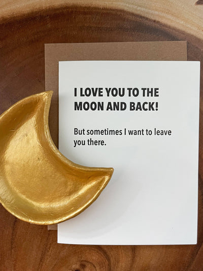 Moon & Back Card