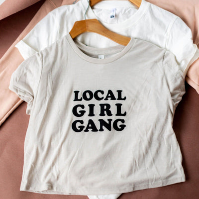 local girl gang crop top - sale!!
