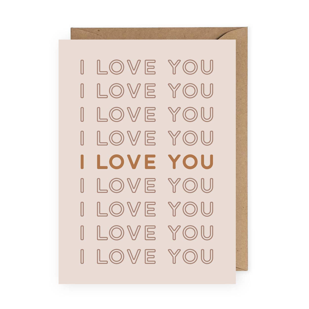 I Love You Card