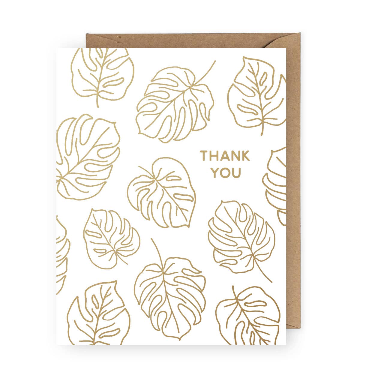 Leaf Thank You Foil Card