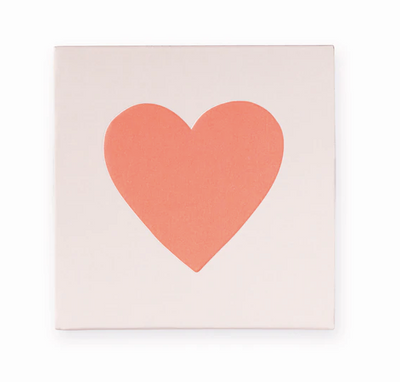 embossed pink heart match box