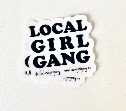 local girl gang: sticker