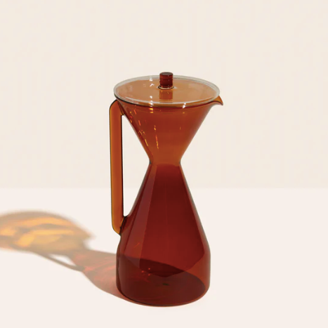 YIELD Amber Glass Pour Over Carafe