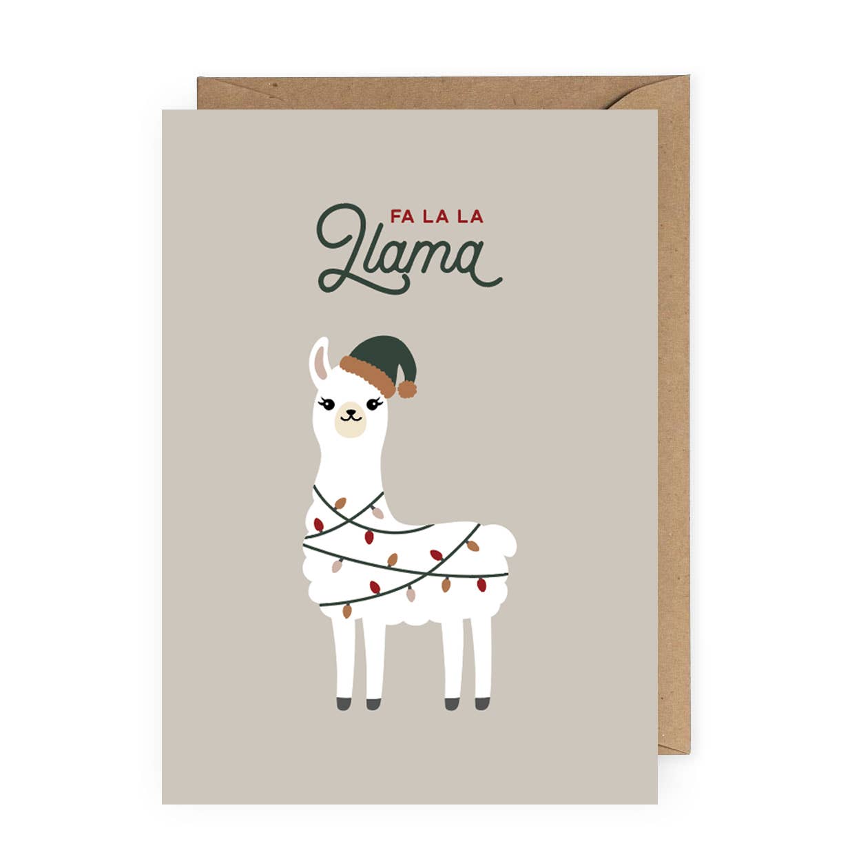 Fa La La Llama Card