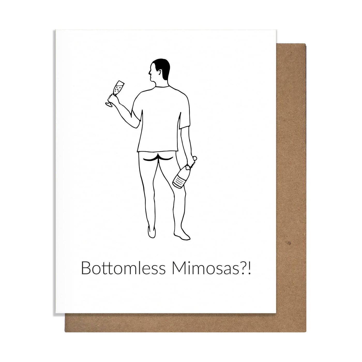 Bottomless Mimosas Card